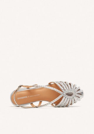 MULES PIEL TRENZADA HINGHAM - PLATA MULES PIEL TRENZADA HINGHAM - PLATA