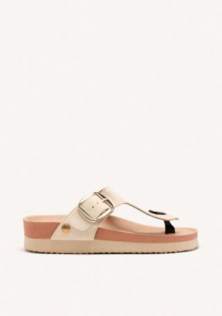SANDALIAS HEBILLA WEARE - OFF-WHITE SANDALIAS HEBILLA WEARE - OFF-WHITE