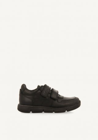 SNEAKERS COLEGIALES TIPO BAMBAS PIEL MARVEDE - NEGRO SNEAKERS COLEGIALES TIPO BAMBAS PIEL MARVEDE - NEGRO