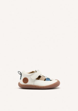 GIOSEPPO BAREFOOT - SANDALIAS CANGREJERAS PIEL RANGELEY - BLANCO