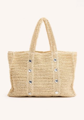 BOLSO TOTE RAFIA LOMIRA - NATURAL