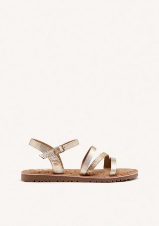 SANDALIAS TIRAS PIEL VERSHIRE - PLATINO SANDALIAS TIRAS PIEL VERSHIRE - PLATINO