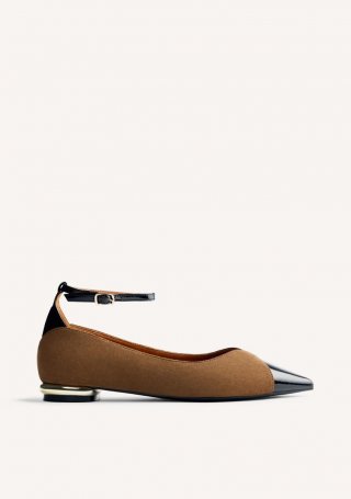 BAILARINAS CONTRASTES GRYCLA - TAUPE