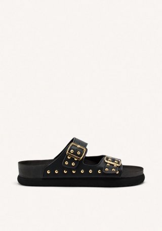 SANDALIAS TACHAS Y HEBILLAS TALMADGE - NEGRO SANDALIAS TACHAS Y HEBILLAS TALMADGE - NEGRO