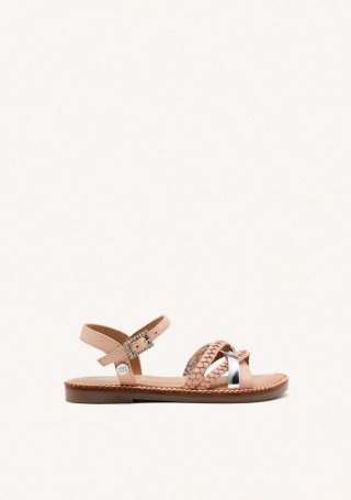 SANDALIAS PIEL TRENZADA MEDARY - NUDE SANDALIAS PIEL TRENZADA MEDARY - NUDE