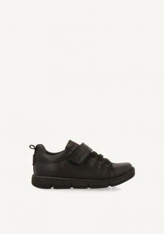 SNEAKERS COLEGIALES PIEL CORDONES ELÁSTICOS HEILIG - NEGRO SNEAKERS COLEGIALES PIEL CORDONES ELÁSTICOS HEILIG - NEGRO