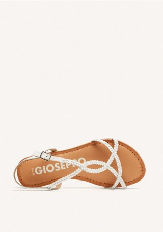 Sandalias blancas de tiras finas trenzadas para mujer nioaque - BLANCO Sandalias blancas de tiras finas trenzadas para mujer nioaque - BLANCO