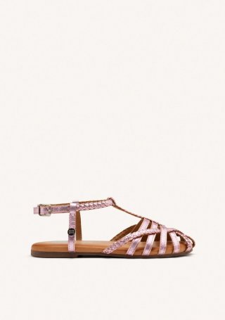 Sandalias de piel tipo cangrejeras en color rosa para niña tanlay - ROSA Sandalias de piel tipo cangrejeras en color rosa para niña tanlay - ROSA