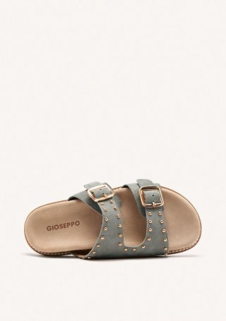 SANDALIAS TACHAS PIEL STELLA - GRIS SANDALIAS TACHAS PIEL STELLA - GRIS