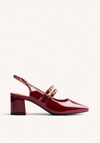 ZAPATOS MARY-JANE EFECTO CHAROL SODUS - BURDEOS ZAPATOS MARY-JANE EFECTO CHAROL SODUS - BURDEOS