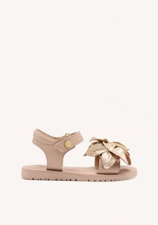SANDALIAS FLORES PIEL MARINETTE - ROSA SANDALIAS FLORES PIEL MARINETTE - ROSA