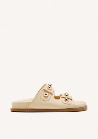 SANDALIAS PIEL TACHAS WRENTHAM - OFF-WHITE