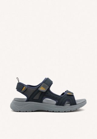 SANDALIAS GRISES CON ACENTOS DE COLOR PARA HOMBRE METKOVIC - GRIS