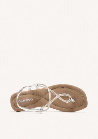 SANDALIAS PIEL PEDRERÍA KINGFIELD - PLATA SANDALIAS PIEL PEDRERÍA KINGFIELD - PLATA