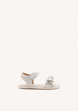 GIOSEPPO BAREFOOT - SANDALIAS FLORES PIEL BERKLEY - BLANCO