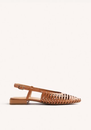 MULES TIRAS PIEL JERICHO - CAMEL