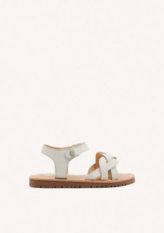 SANDALIAS PIEL TRENZADA ROWLEY - BLANCO SANDALIAS PIEL TRENZADA ROWLEY - BLANCO