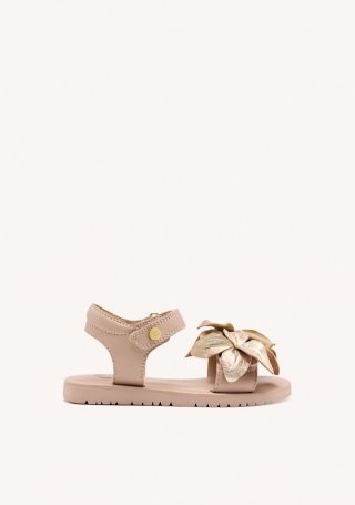 SANDALIAS FLORES PIEL MARINETTE - ROSA SANDALIAS FLORES PIEL MARINETTE - ROSA