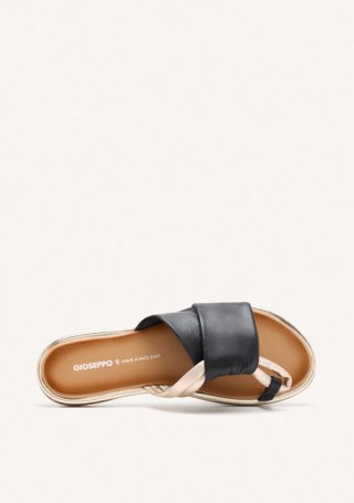 SANDALIAS PIEL WHATELY - NEGRO
