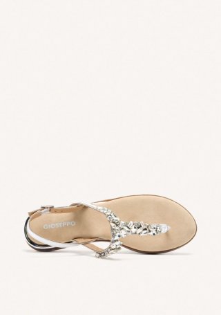 SANDALIAS PEDRERÍA PIEL MAYNARD - PLATA SANDALIAS PEDRERÍA PIEL MAYNARD - PLATA