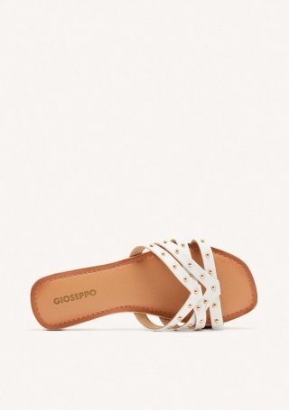 SANDALIAS PIEL TACHAS HOPEDALE - BLANCO SANDALIAS PIEL TACHAS HOPEDALE - BLANCO