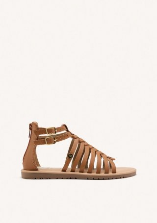 SANDALIAS ROMANAS PIEL ONALASKA - CUERO SANDALIAS ROMANAS PIEL ONALASKA - CUERO