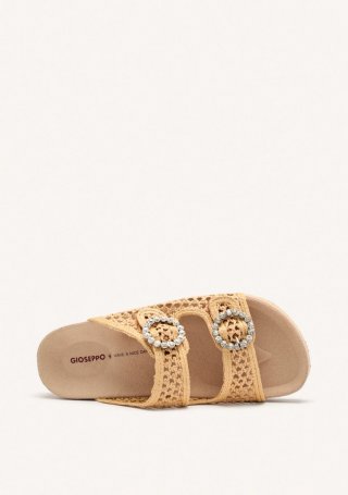 SANDALIAS REJILLA Y HEBILLAS PEDRERÍA PLAISTOW - NATURAL SANDALIAS REJILLA Y HEBILLAS PEDRERÍA PLAISTOW - NATURAL