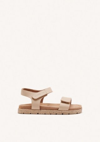 SANDALIAS COLOR NUDE DE PIEL CON CIERRES AJUSTABLES Y PLANTA TIPO BIO PARA NIÑO Y NIÑA BUDE - NUDE SANDALIAS COLOR NUDE DE PIEL CON CIERRES AJUSTABLES Y PLANTA TIPO BIO PARA NIÑO Y NIÑA BUDE - NUDE