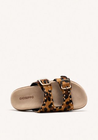SANDALIAS TACHAS PIEL LEOPARDO STELLA - LEOPARDO SANDALIAS TACHAS PIEL LEOPARDO STELLA - LEOPARDO