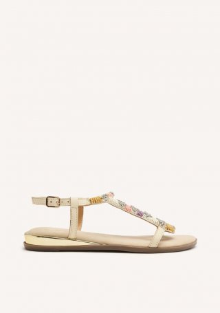 SANDALIAS PIEL ABALORIOS TILTON - MALVA SANDALIAS PIEL ABALORIOS TILTON - MALVA