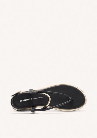 SANDALIAS GRIEGAS PIEL UPTON - NEGRO SANDALIAS GRIEGAS PIEL UPTON - NEGRO