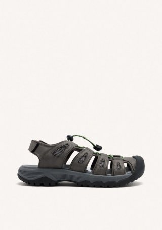 SANDALIDAS TIPO CANGREJERA COLOR GRIS PARA HOMBRE PONTIANAC - GRIS