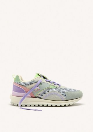 ZAPATILLAS PIEL Y REJILLA CAVENDISH - MULTICOLOR