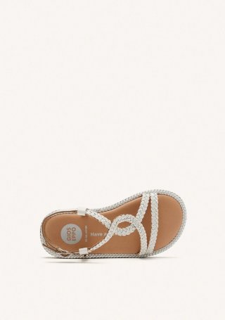 SANDALIAS PIEL TRENZADA VIROQUA - BLANCO SANDALIAS PIEL TRENZADA VIROQUA - BLANCO