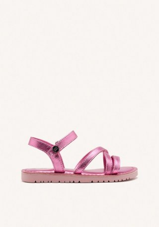SANDALIAS TIRAS PIEL TOLLAND - ROSA SANDALIAS TIRAS PIEL TOLLAND - ROSA