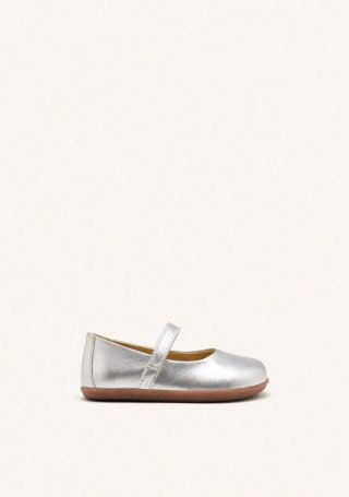 GIOSEPPO BAREFOOT - BAILARINAS MARY-JANE PIEL MECAN - PLATA GIOSEPPO BAREFOOT - BAILARINAS MARY-JANE PIEL MECAN - PLATA