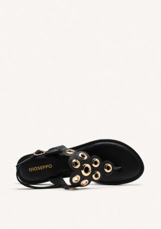 SANDALIAS GRIEGAS PIEL DUNBAR - NEGRO SANDALIAS GRIEGAS PIEL DUNBAR - NEGRO