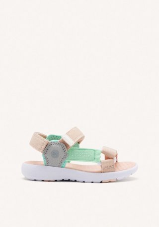 Sandalias multicolor con suela de aspecto deportivo para niña birigui - MULTICOLOR