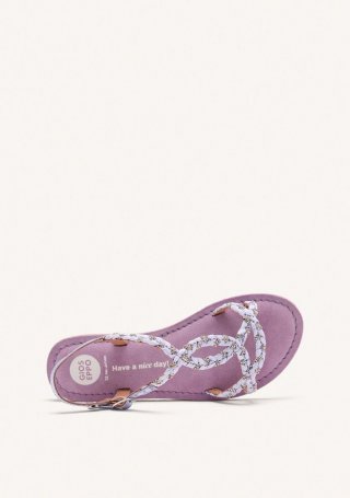 SANDALIAS PIEL, STRASS Y RAFIA WENHAM - LILA SANDALIAS PIEL, STRASS Y RAFIA WENHAM - LILA