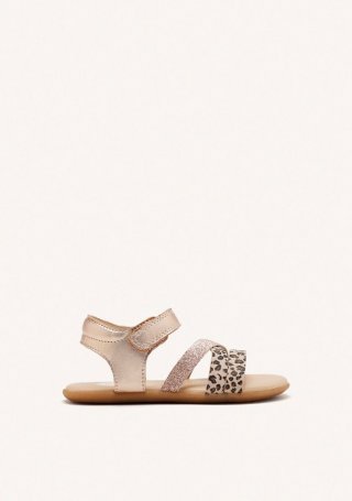 GIOSEPPO BAREFOOT - SANDALIAS LEOPARDO PIEL DRAMMEN - ORO ROSADO GIOSEPPO BAREFOOT - SANDALIAS LEOPARDO PIEL DRAMMEN - ORO ROSADO