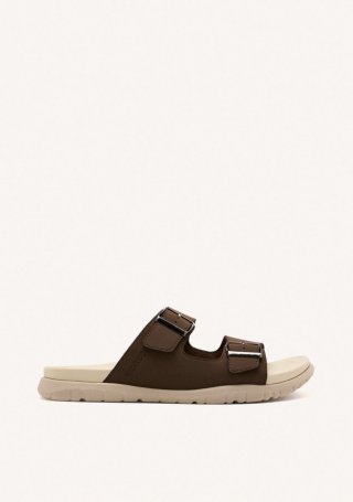CHANCLAS HEBILLAS ENOSBURGH - MARRON