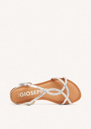 SANDALIAS PLATA DE TIRAS FINAS TRENZADAS PARA MUJER NIOAQUE - PLATA SANDALIAS PLATA DE TIRAS FINAS TRENZADAS PARA MUJER NIOAQUE - PLATA