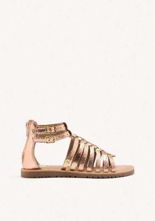 SANDALIAS ROMANAS PIEL ONALASKA - ORO ROSADO SANDALIAS ROMANAS PIEL ONALASKA - ORO ROSADO