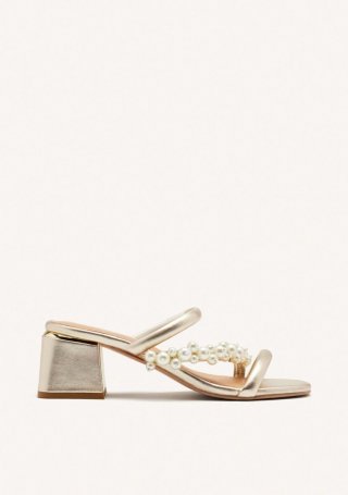 SANDALIAS PERLAS PIEL CHILMARK - PLATINO SANDALIAS PERLAS PIEL CHILMARK - PLATINO