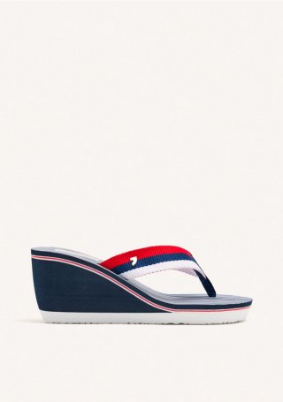 Chanclas esclavas azul marino para mujer CASIS - MARINO