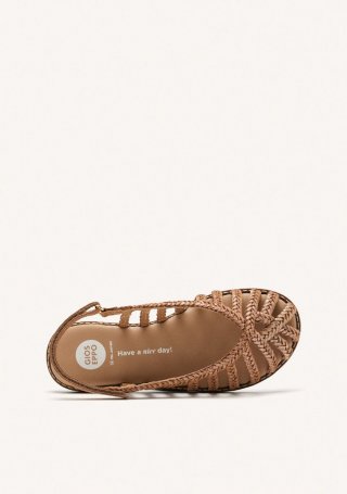 SANDALIAS CERRADAS PIEL TRENZADA SIMSBURY - CUERO SANDALIAS CERRADAS PIEL TRENZADA SIMSBURY - CUERO