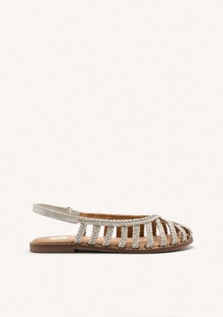 SANDALIAS CERRADAS PIEL TRENZADA SIMSBURY - PLATA SANDALIAS CERRADAS PIEL TRENZADA SIMSBURY - PLATA