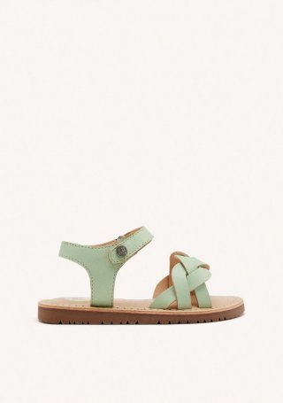 SANDALIAS PIEL TRENZADA ROWLEY - MENTA SANDALIAS PIEL TRENZADA ROWLEY - MENTA