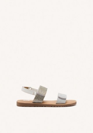 SANDALIAS BRILLO PIEL LUDINGTON - PLATA