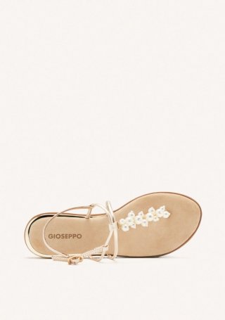 SANDALIAS GRIEGAS PERLAS PIEL KOSSUTH - PLATINO SANDALIAS GRIEGAS PERLAS PIEL KOSSUTH - PLATINO